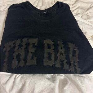The Bar Classic Black Sweatshirt